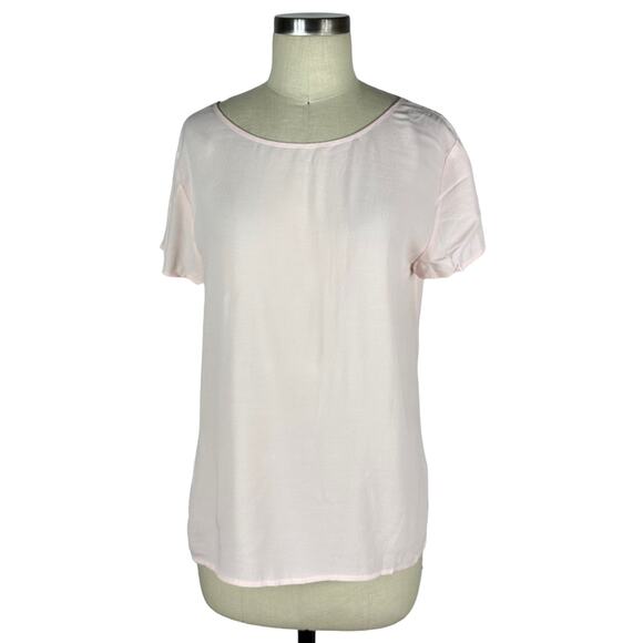 YUMI KIM Blush Pink Tribeca Tee Blouse Women's Size Large NWT Pastel Lightweigh - Picture 1 of 9